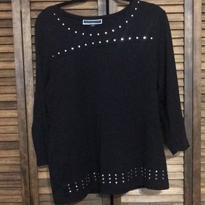 Karen Scott X-large black top